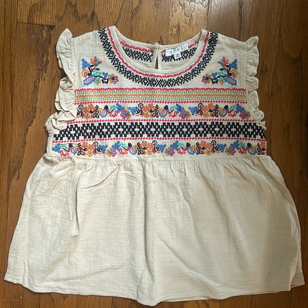 Excellent Condition THML Embroidered Top - M